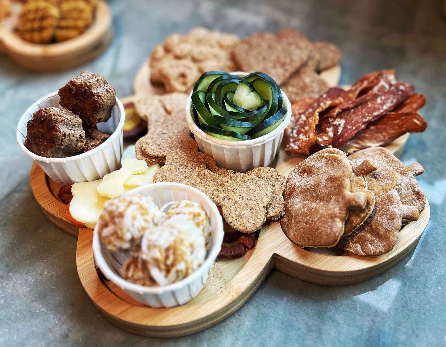 Dog Paw Charcuterie Board
