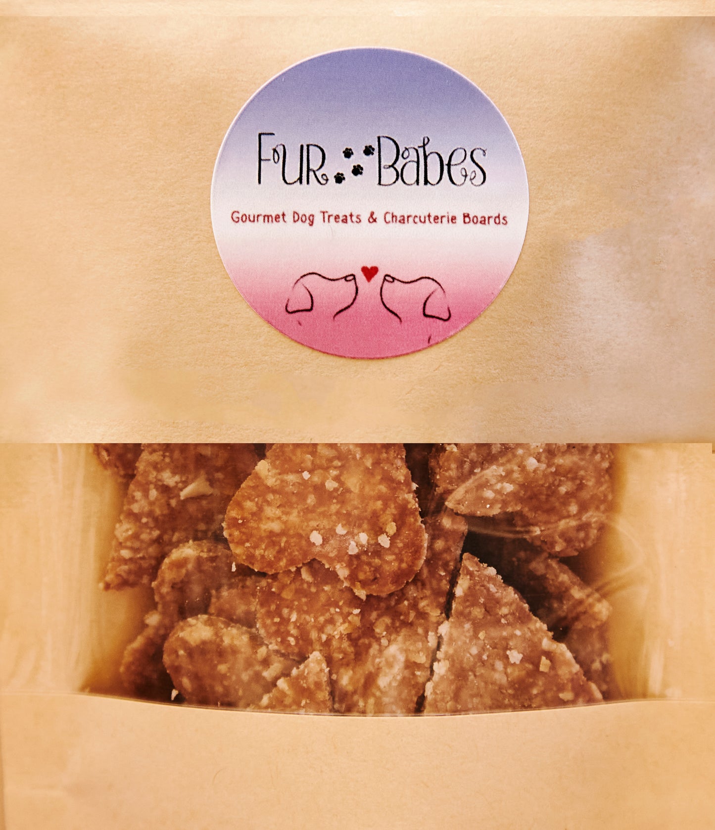 Banana Peanut Butter Hearts - Small Bag